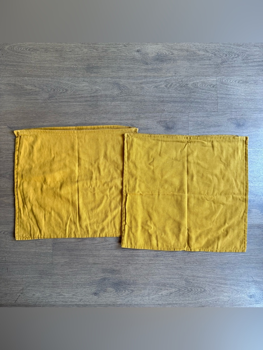 Ikea Gurli Golden Yellow Pillow Covers Set of 2